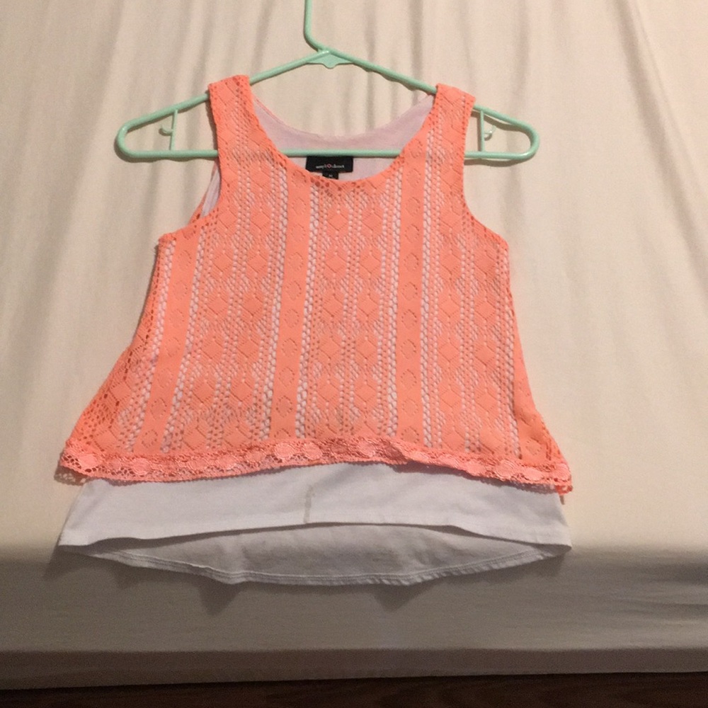 Girls cut-out tank top shirt